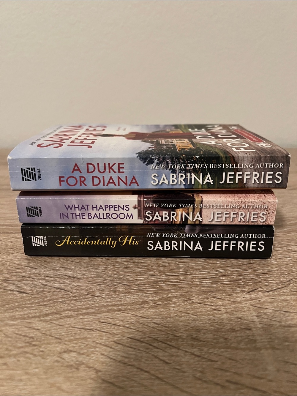 Sabrina Jeffries Paperback Romance Set - A Duke for Diana + 2 More